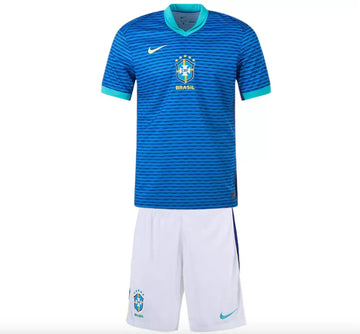 Kids Brazil Away Kit 2024/2025