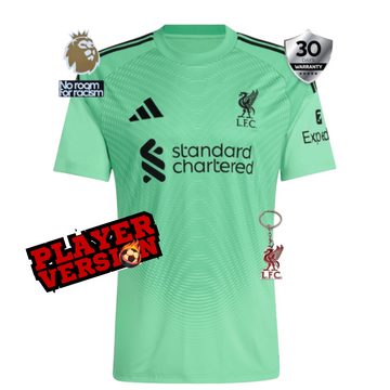Liverpool Player Jersey Goalkeeper 2025/26