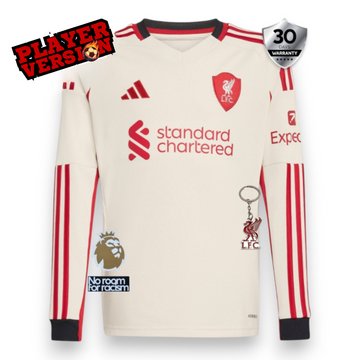 Liverpool Away Player Jersey 2025/26 - Long Sleeve