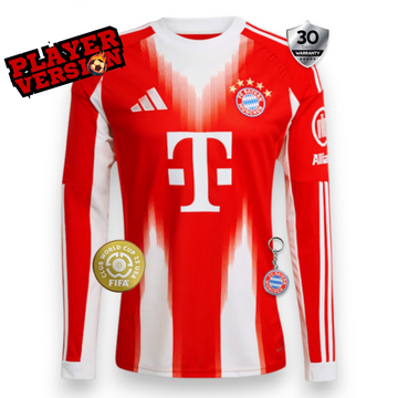 Bayern Munich 25/26 Home Player Jersey – Long Sleeve