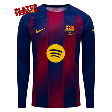 Barcelona Home Player Long Sleeve 25/26