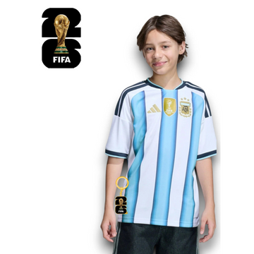 Kit Kids Argentina World Cup 2026 Jersey