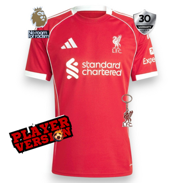 Liverpool Player Jersey Home 2025/26