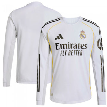 Real Madrid 25/26 Home Long Sleeve Player Version