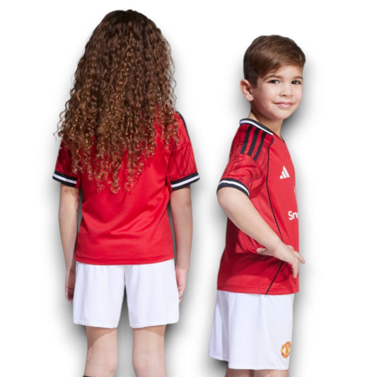 Manchester United Kids Home Kit 2025/26