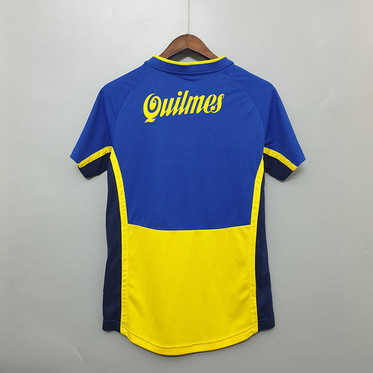 Boca Juniors 2001 Retro Home Soccer Jersey
