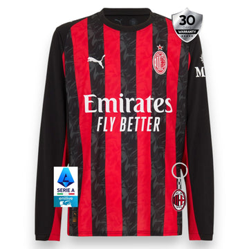 AC Milan 2025/26 Home Jersey (Long Sleeve)