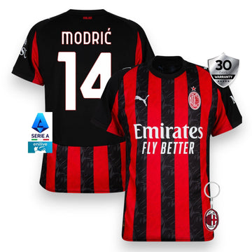 AC Milan 2025/26 Home Jersey – Modrić #14